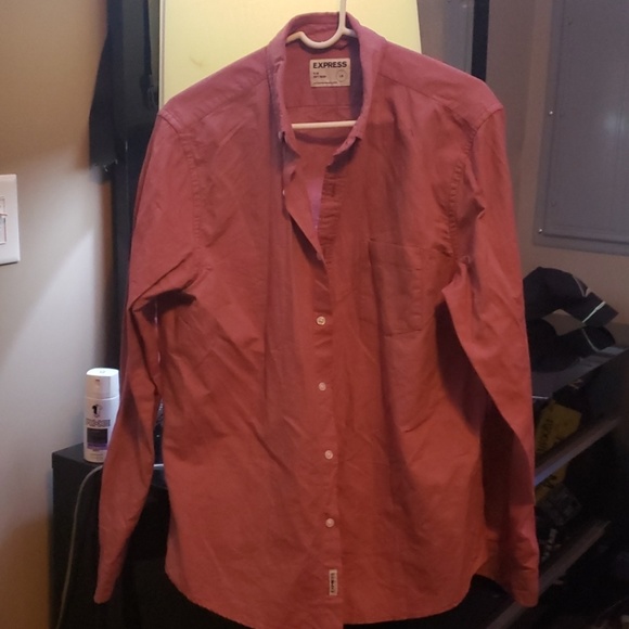 Express Mens Long Sleeve Buttom Up. - Picture 1 of 2